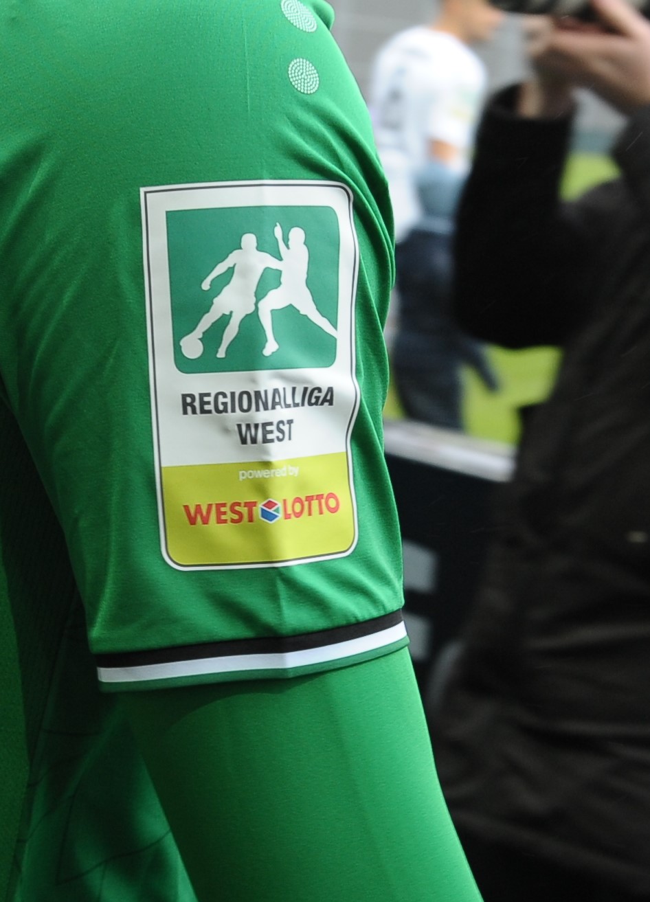 Regionalliga West 22/23: Präsentation des Liga-Partners WestLotto beim West-Klassiker Preußen Münster - Alemannia Aachen. Foto/Video: WDFV