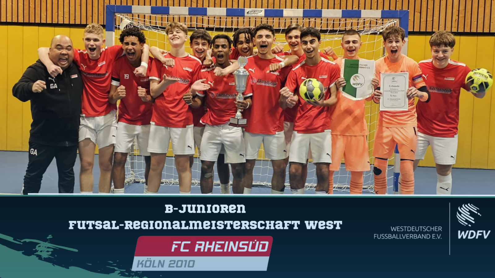 Rheinsüd Köln | Sieger B-Junioren Futsal-Regionalmeisterschaft West 2024 